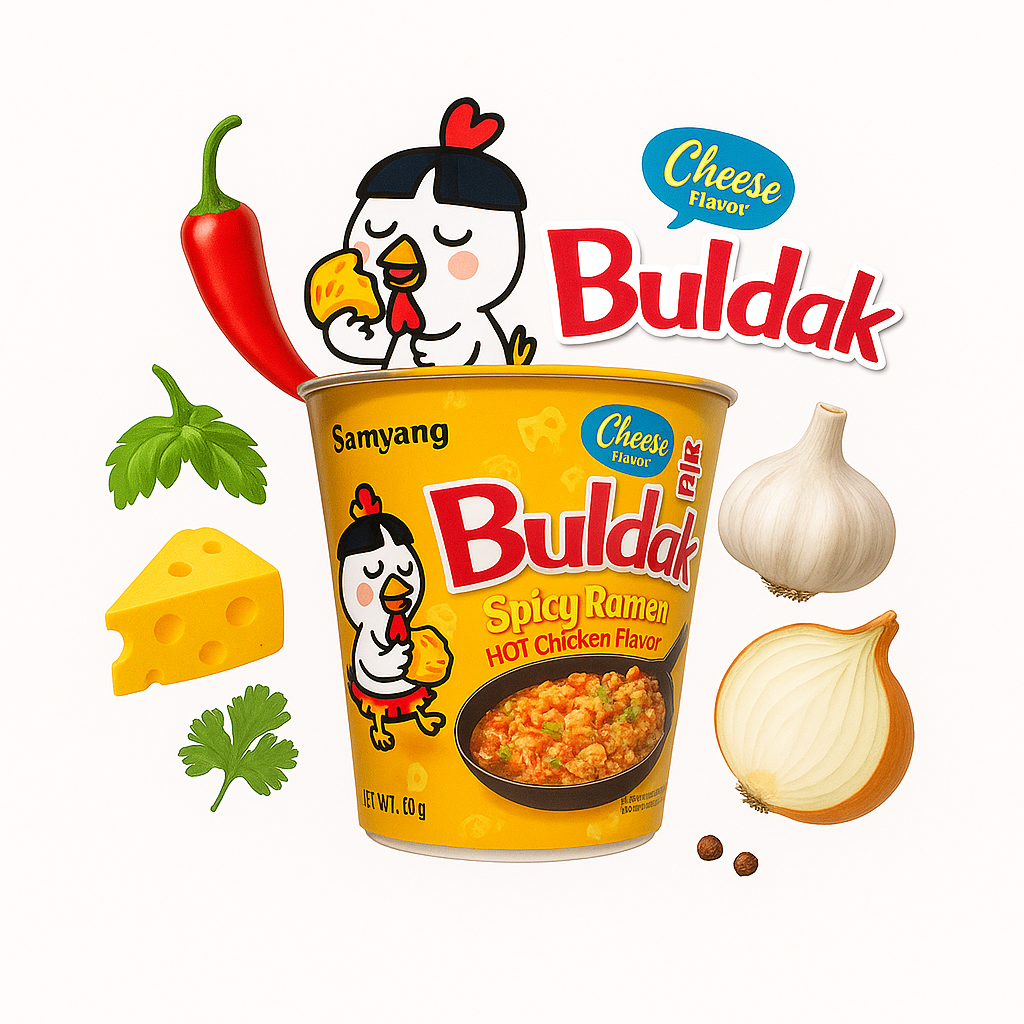 Samyang Buldak Hot Chicken Ramen Cheese Cup 70g