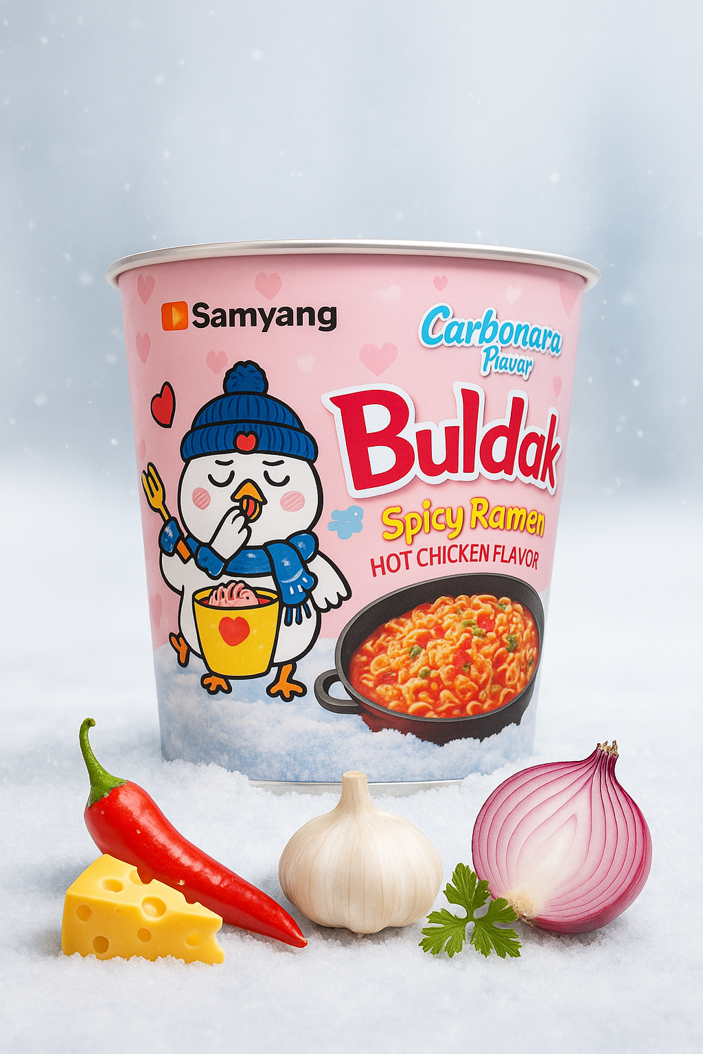 Samyang Buldak Hot Chicken Ramen Carbonara Cup 80 g