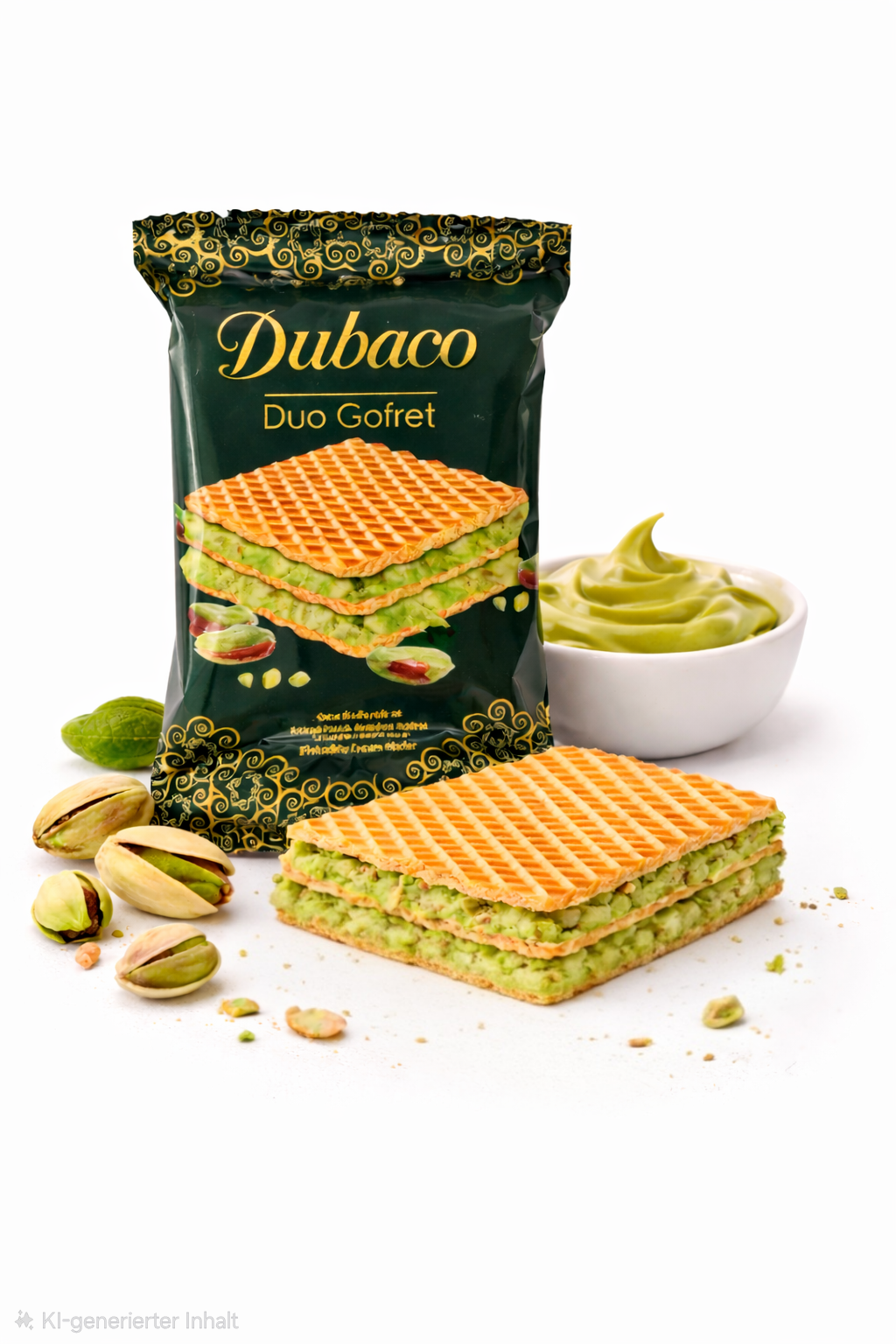 Dubaco Duo Gofret – Waffel mit Pistaziencreme & Kadayif 30g