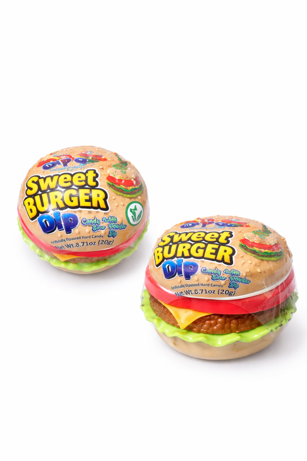 🍔 Sweet Burger Dip – Candy mit Sour Powder
