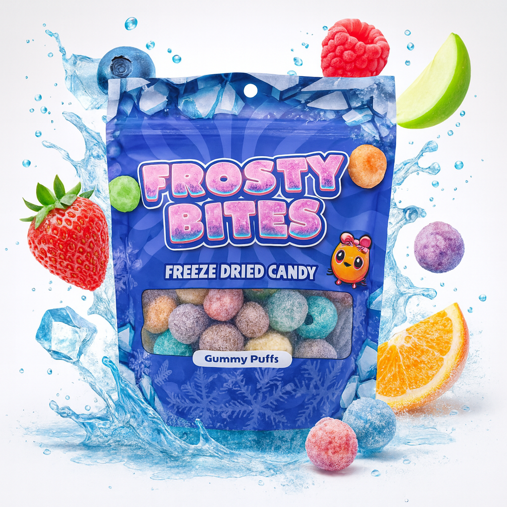 Frosty Bites Gummy Puffs 50g