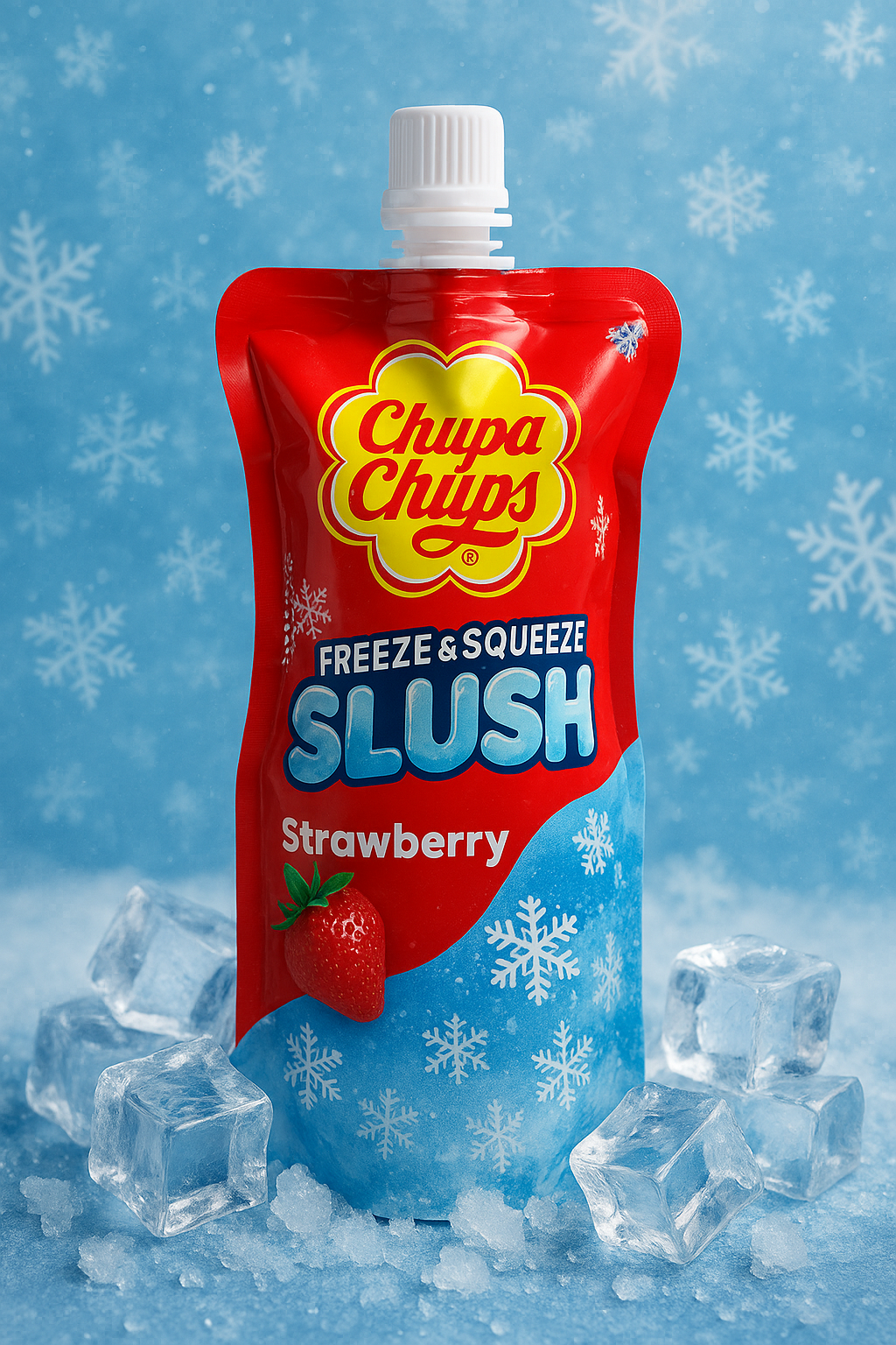 Chupa Chups Slush Strawberry 250ml