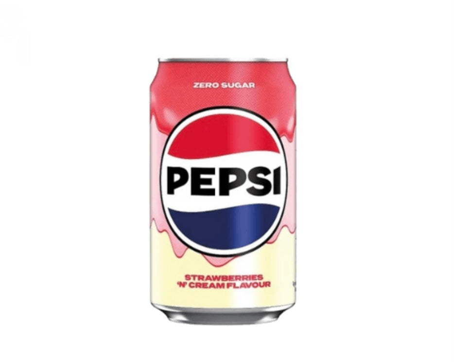 Pepsi Zero Sugar Strawberry Cream 330ml