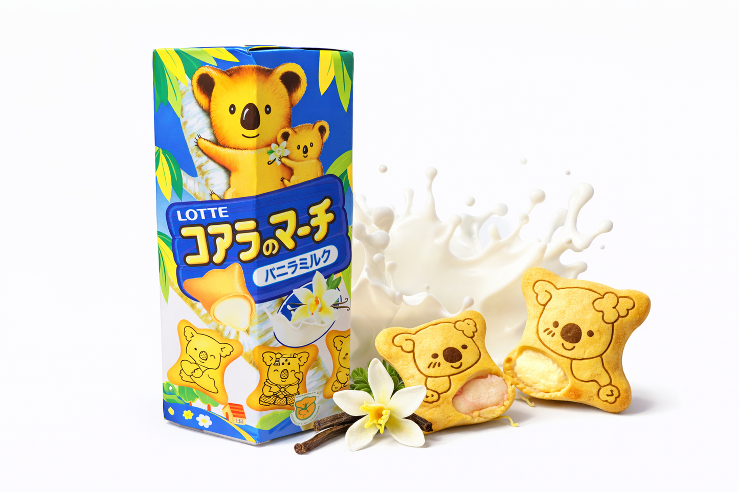 🐨 Koala’s March Vanilla Milk – Kekse mit Vanille-Milch-Füllung (37 g)