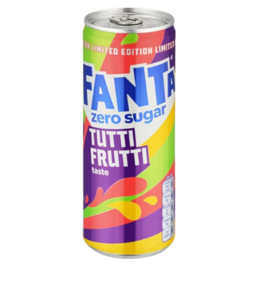 Fanta Limited Edition Tutti Frutti Zero 250ml