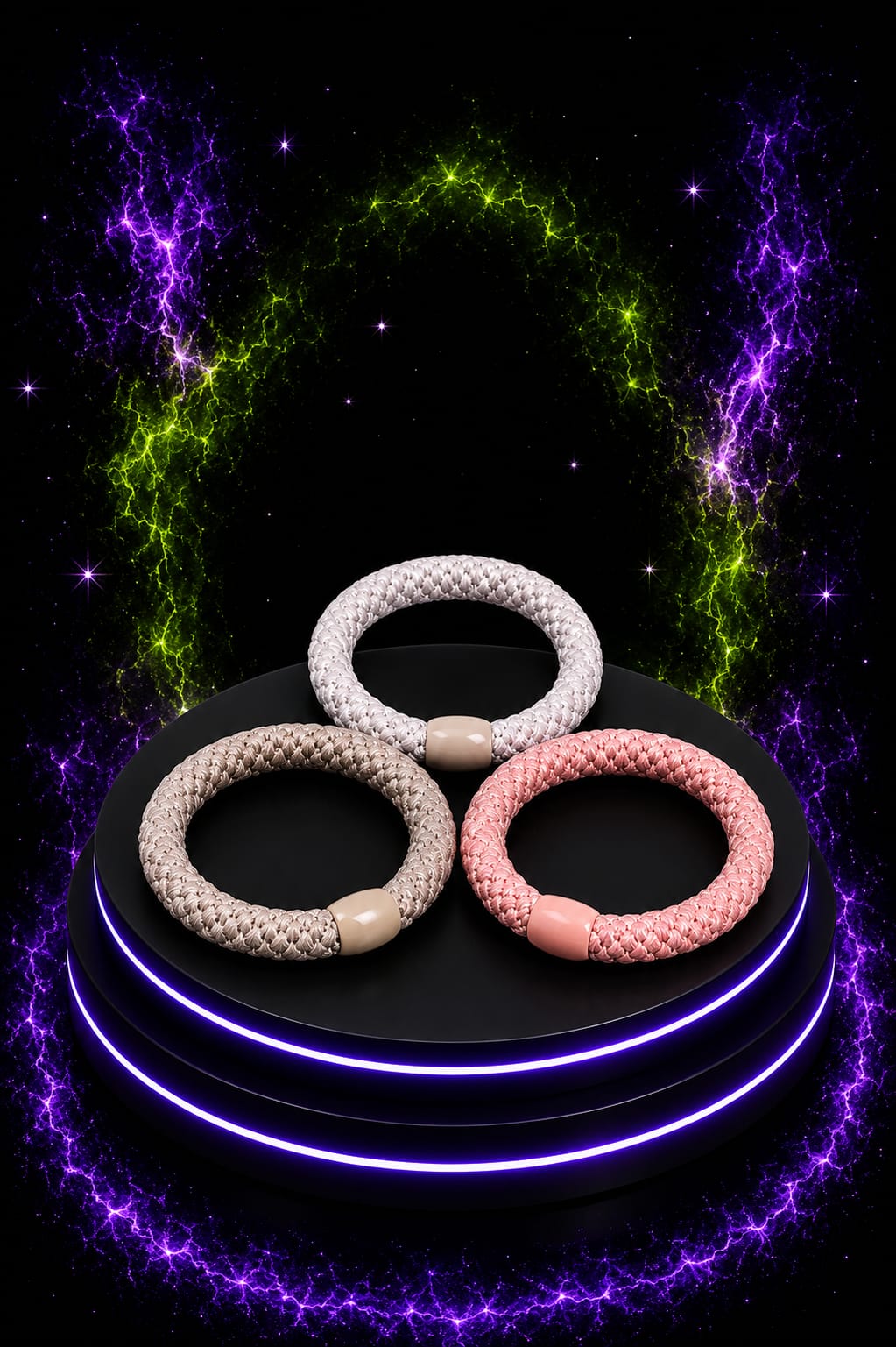 Hairloop® Premium Haargummis 3 er set