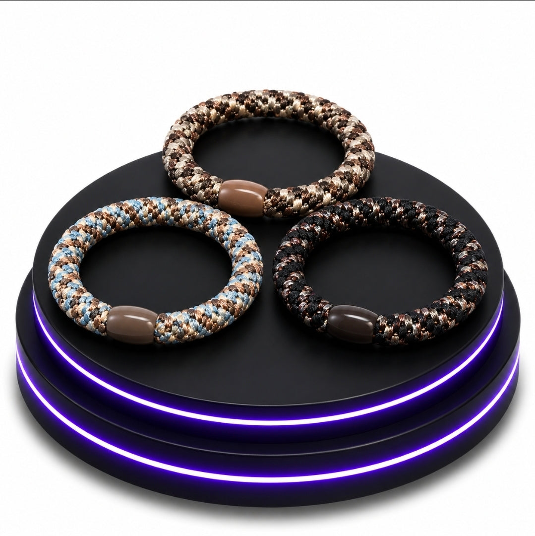 Hairloop® Premium Haargummis 3 er set