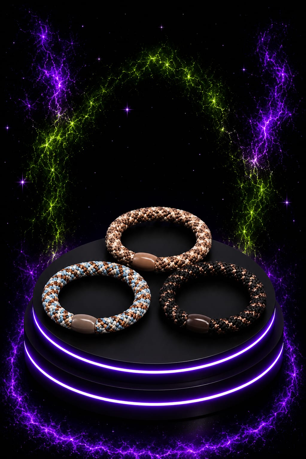 Hairloop® Premium Haargummis 3 er set