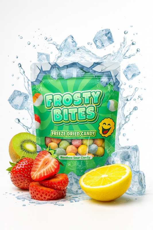 Frosty Bites Rainbow Sour Candy 50g