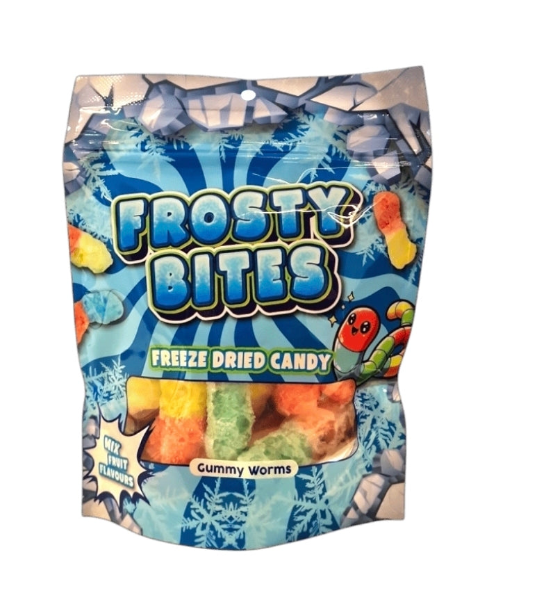 Frosty Bites Gummy Worms 50g
