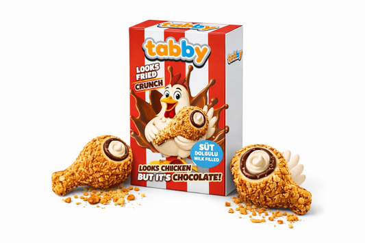 🐔🍫 Tabby Crunch Chocolate – Looks fried, tastes sweet!