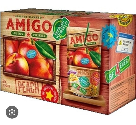 Amigo peach 8× 200g