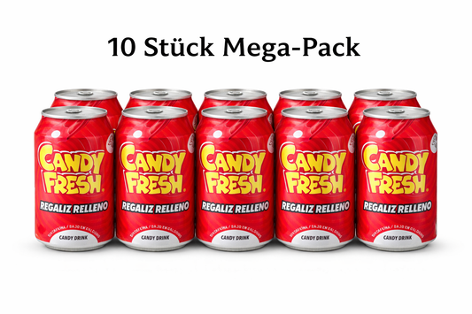 Candy Fresh 10 Stück 330ml  Regaliz Relleno Strawberry Weingummi stangen