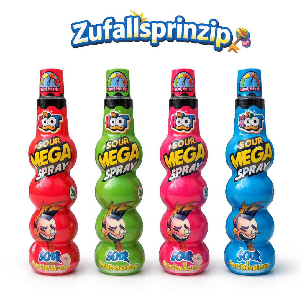 Mr. Hoot Sour Mega Spray – Überraschungssorte 🍬