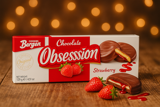 Bergen Cookies Strawberry 128g