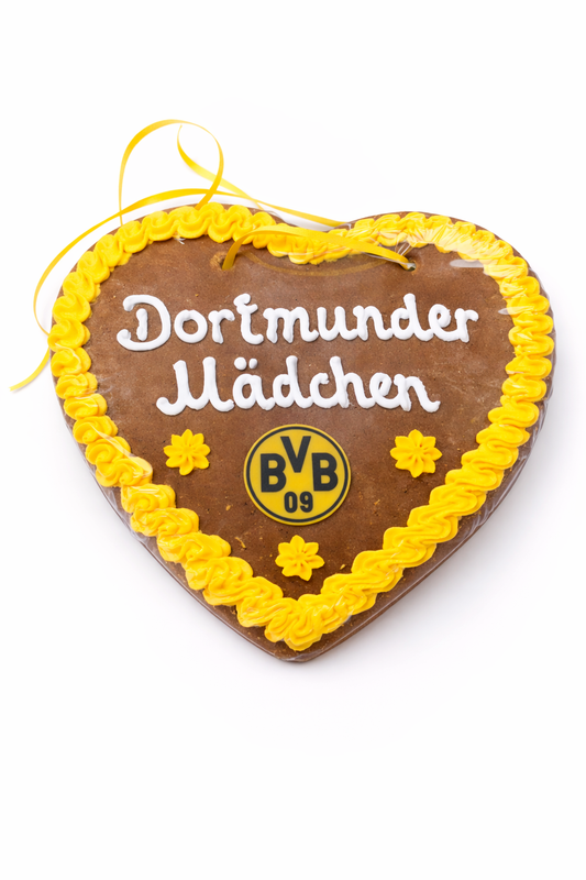 BVB Dortmund Mädchen Großer Brauner Lebkuchen – klassisch & würzig