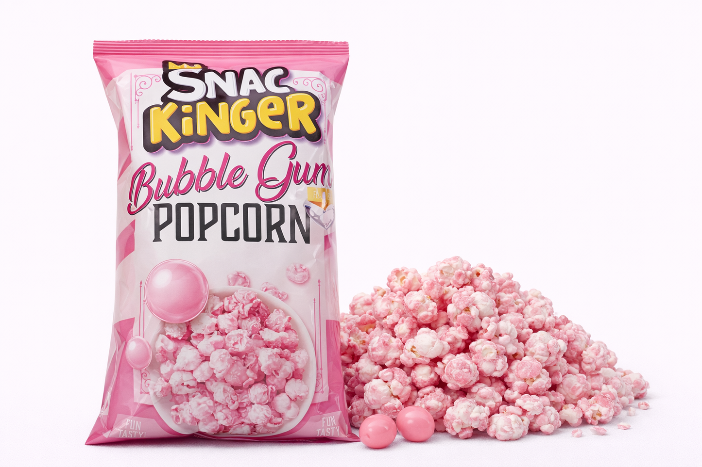 🍿 Snac Kinger Bubble Gum Popcorn