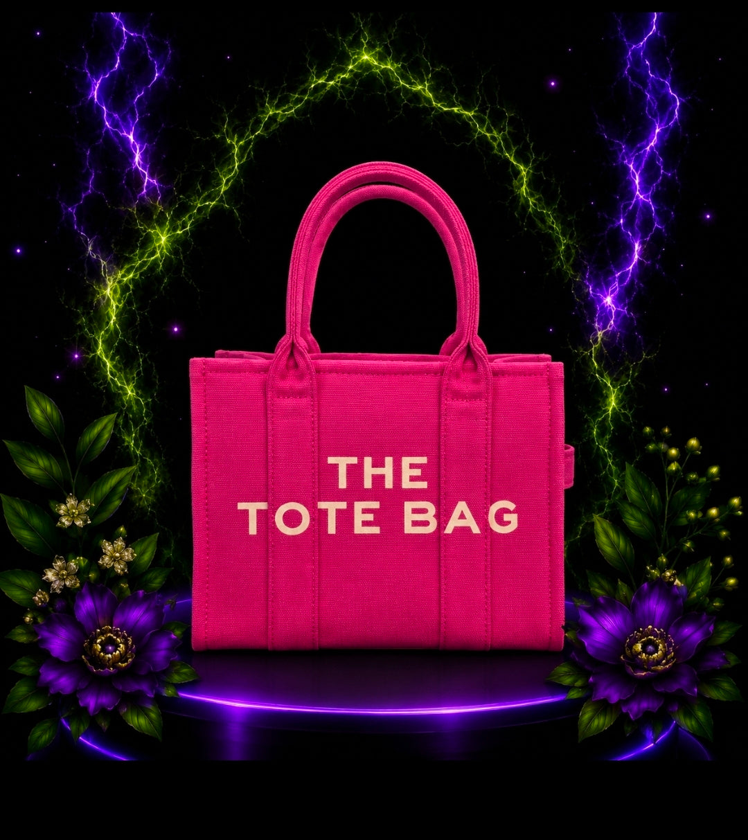 Pink Blossom Mini Tote Bag