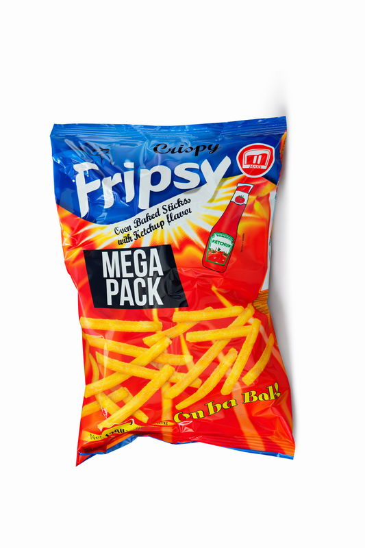 Fripsy Crispy Sticks – Ketchup Flavour (Mega Pack) 120g