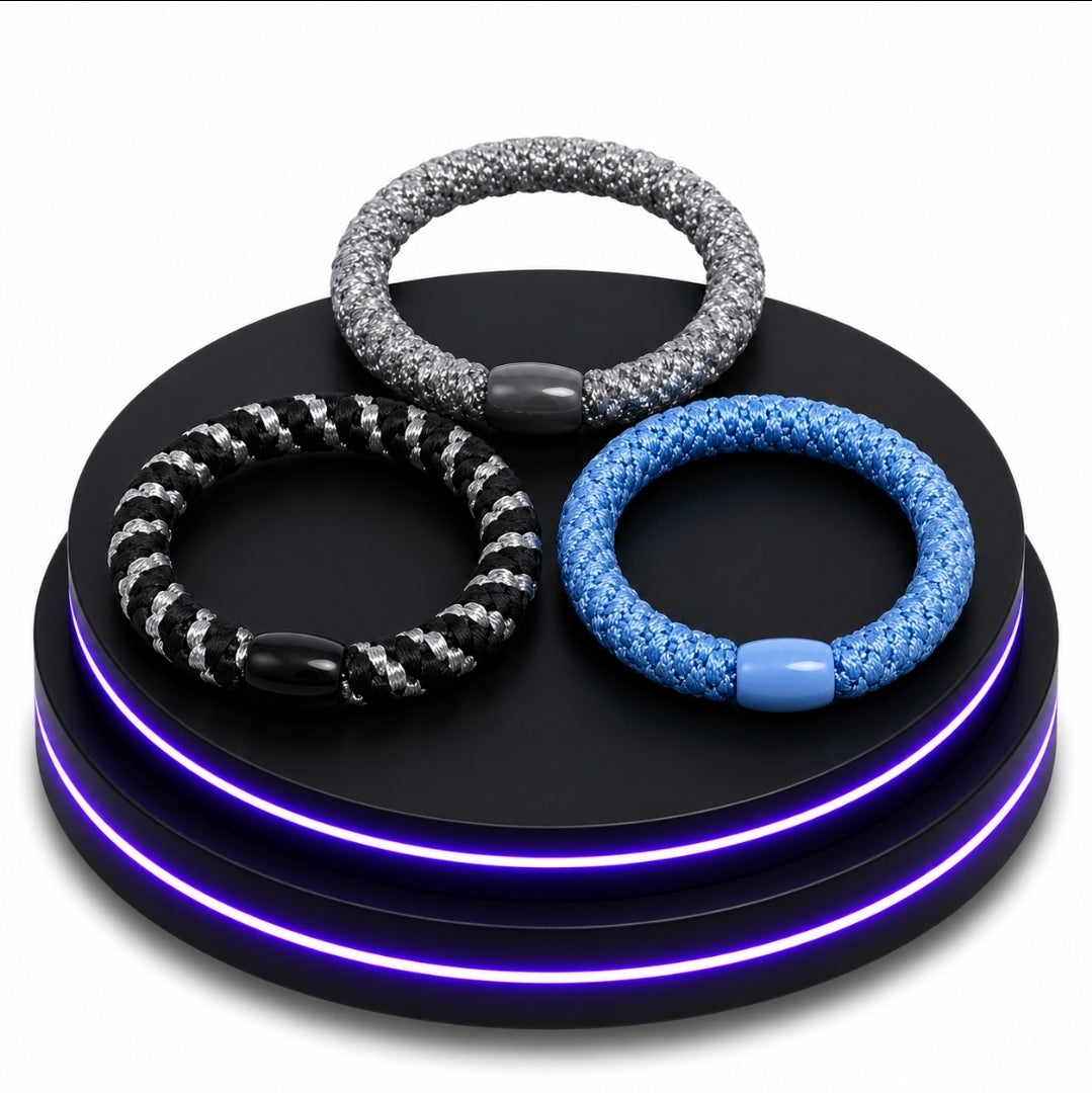 Hairloop® Premium Haargummis 3 er set