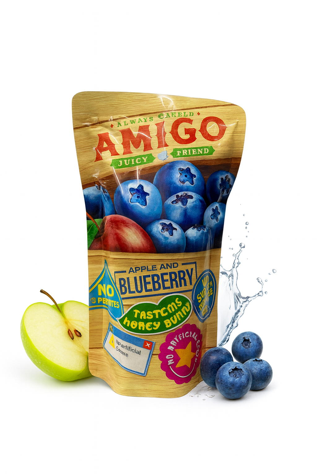 Amigo Apple and Blueberry 200ml
