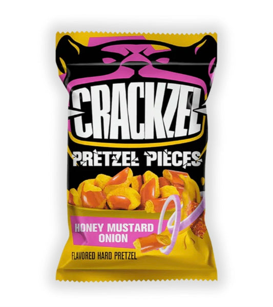 Crackzel Pretzel Pieces Honey Mustard Onion 85g