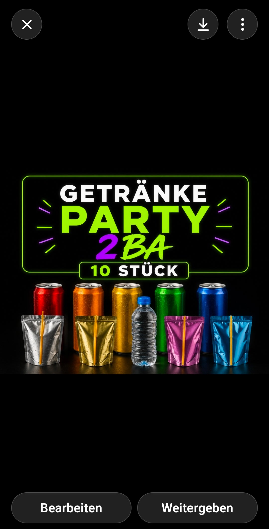 Getränke 10 Stück