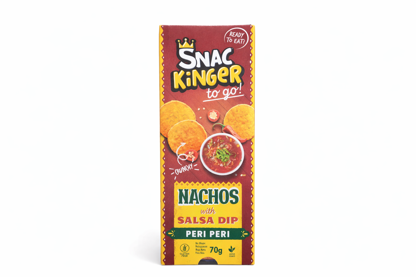 Snac Kinger to go – Nachos mit Salsa Dip (Peri Peri)