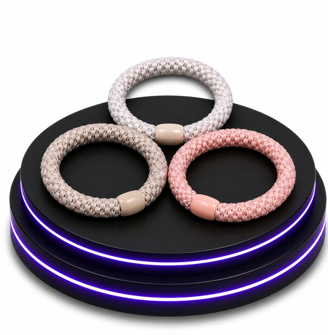 Hairloop® Premium Haargummis 3 er set