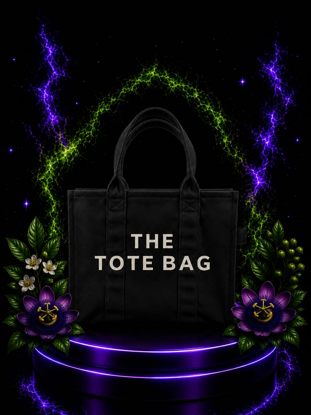 Classic Black Tote Bag ✨