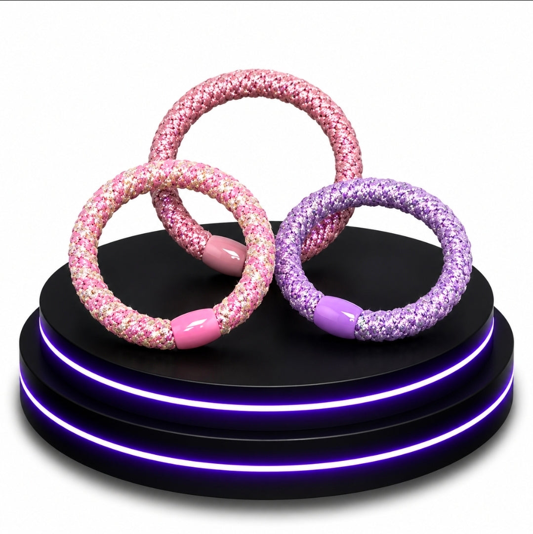 Hairloop® Premium Haargummis 3 er set