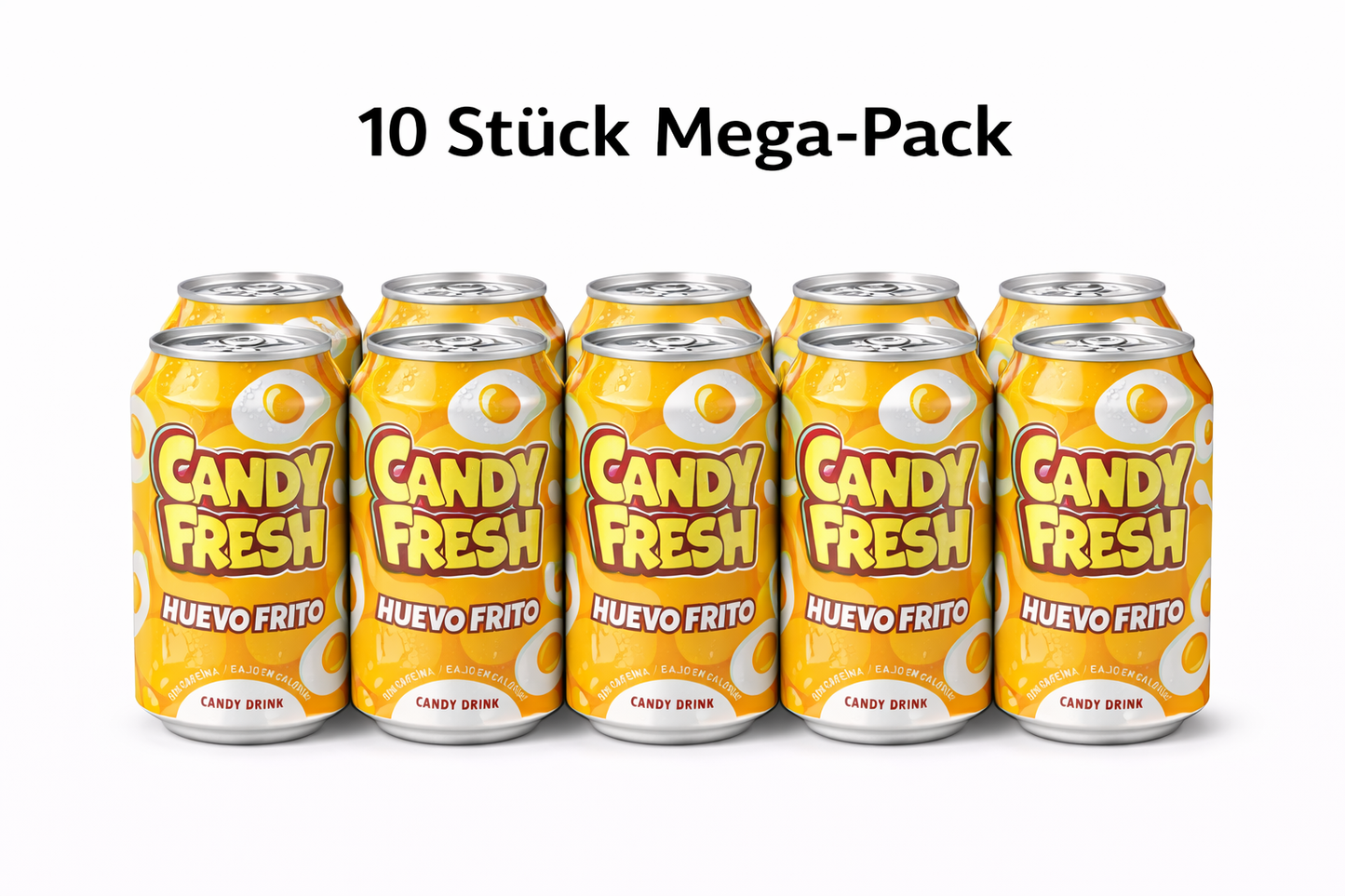 Candy Fresh 10 Stück  Huevo Frito Egg 330ml