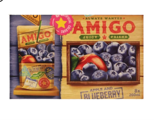 Amigo Apple and Blueberry 200ml
