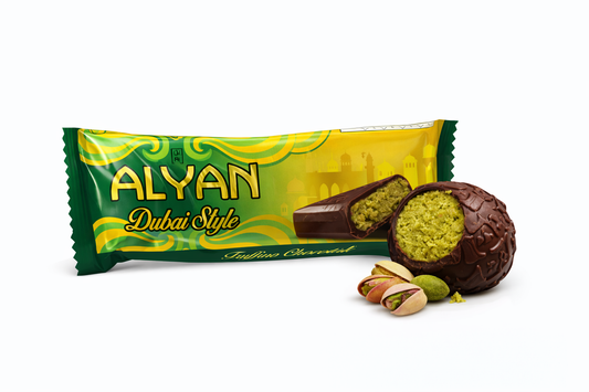 ALYAN Dubai Style – Truffle Chocolate mit Pistazienfüllung & Knafeh (39 g)