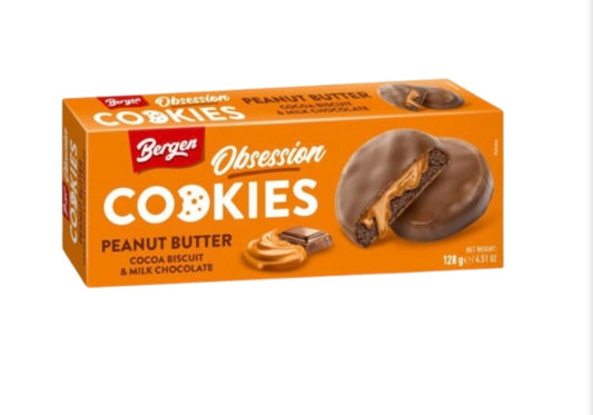 Bergen Cookies Peanut Butter 128g