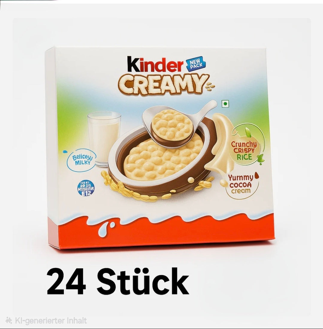Kinder Creamy Milky & Crunchy 24x19g