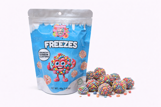 Chaos Candy Freezes – Crunchy Rainbow Clusters 50g