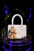 2BA Teddy Charm white Handtasche