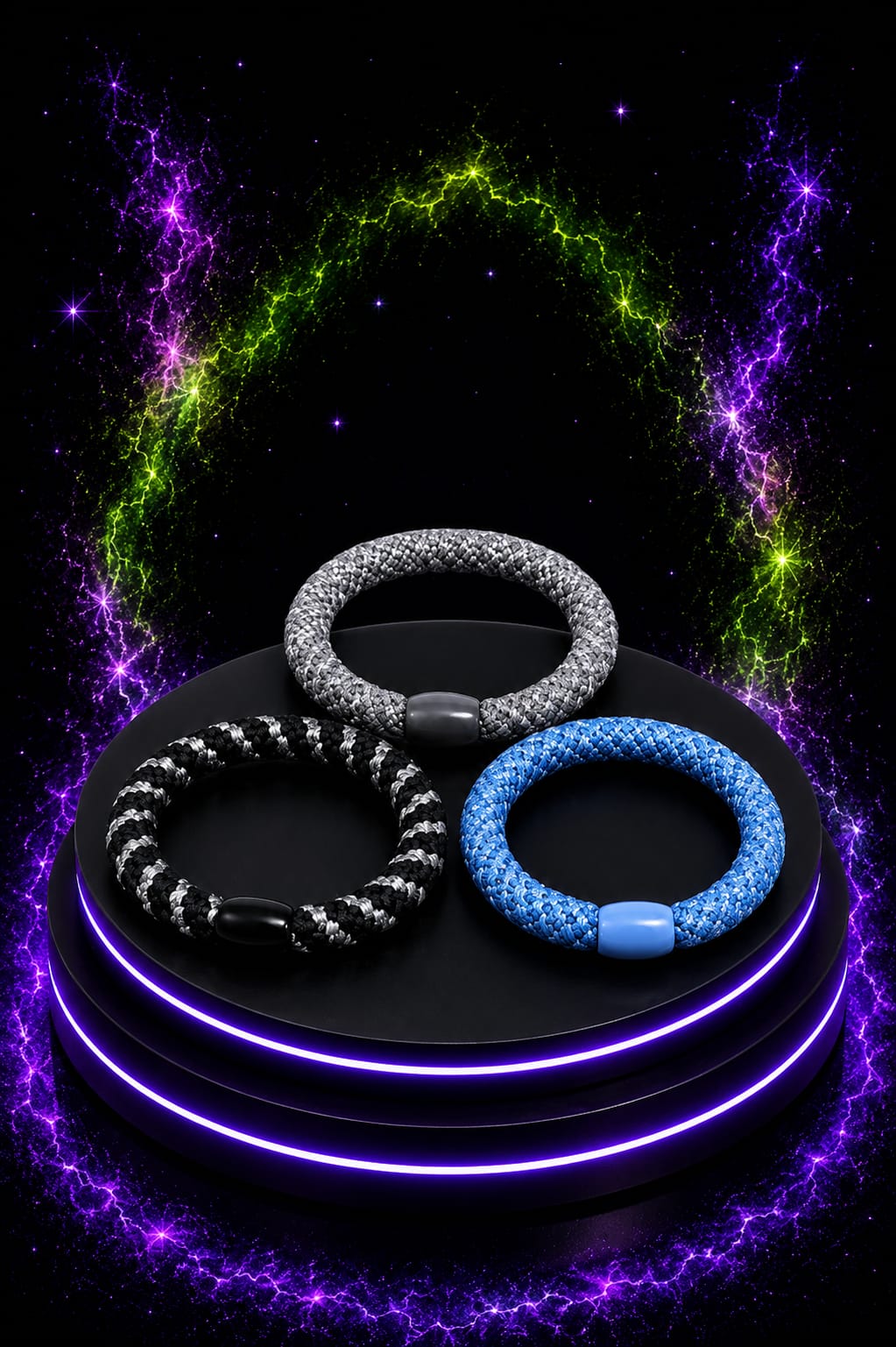 Hairloop® Premium Haargummis 3 er set